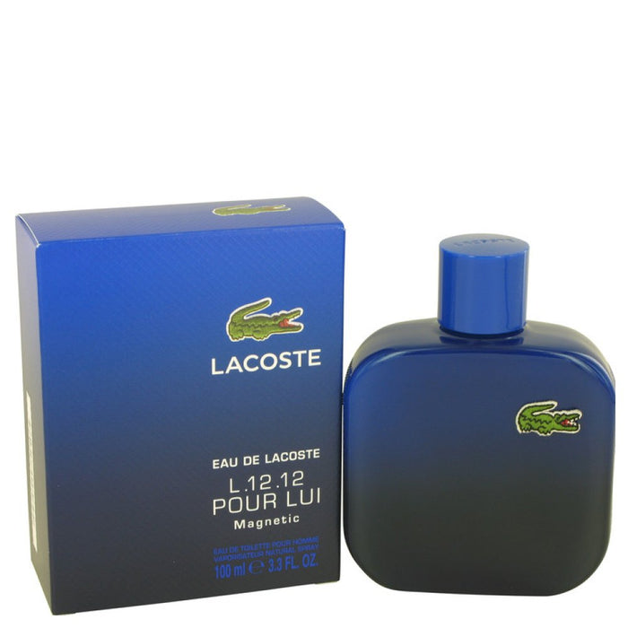 Lacoste Eau De Lacoste L.12.12 Magnetic By Lacoste Eau De Toilette Spray 3.3 Oz