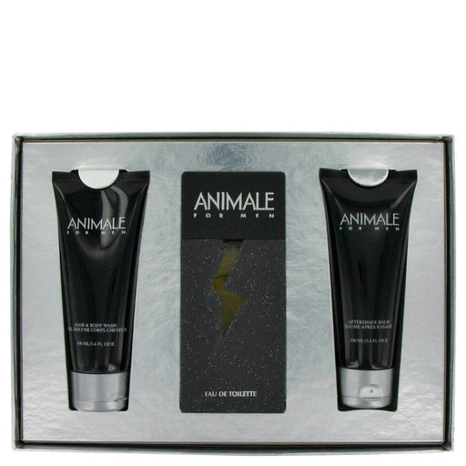Animale By Animale Gift Set -- 3.3 Oz Eau De Toilette Spray + 3.4 Oz After Shave Balm + 3.4 Oz Body Wash