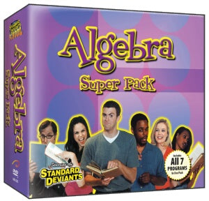 Standard Deviants School Algebra (8 Pack)