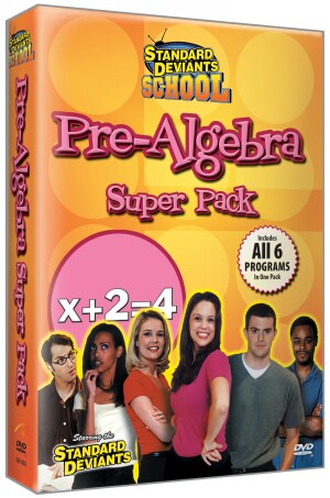 Standard Deviants School Pre-Algebra (7 Super Pack)
