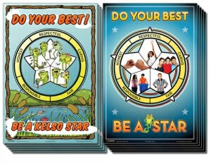Kelso Star Poster K-3 And 4-5 Poster Set (10 Pack)