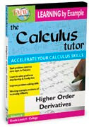 Calculus Tutor: Higher Order Derivatives
