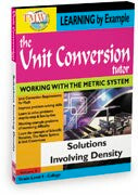 Unit Conversion Tutor:Solutions Involving Density