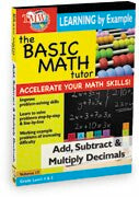Basic Math Tutor: Add, Subtract, & Multiply Decimals