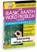 Basic Math Word Problem Tutor: Subtracting Whole Numbers