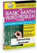 Basic Math Word Problem Tutor: Subtracting Decimals