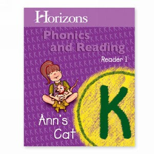 Horizon Kindergarten Phonics and Reading K Student Reader 1, Ann's Cat
