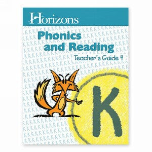 Horizon Kindergarten Phonics and Reading K Teacher Handbook 4