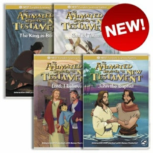 4 Animated New Testament DVD’s on Faith and Determination