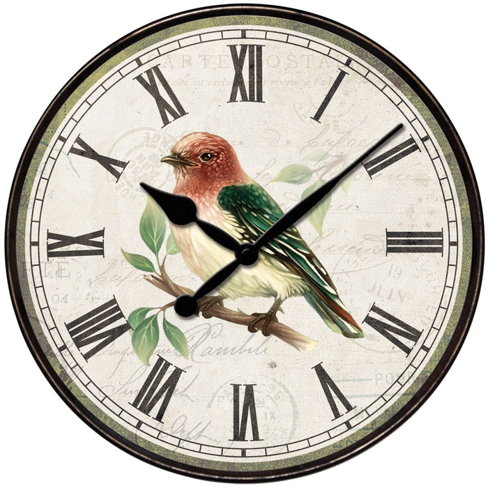 Westclox 12-inch Bird Wall Clock