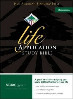 NASB Life Application Study Bible-Burgundy Bonded Leather
