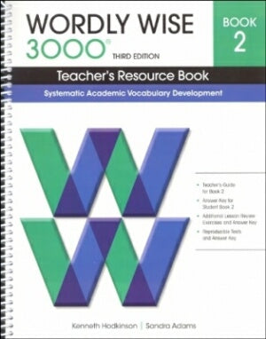 Wordly Wise 3000 Teacher Book Grade 2 3rd Edition