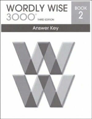 Wordly Wise 3000 Book 2 Answer Key 3rd Edition