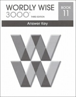 Wordly Wise 3000 Book 11 Answer Key 3rd Edition