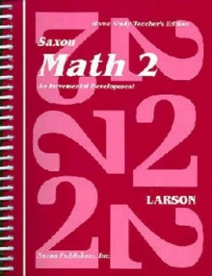 Saxon Math 2 Home Study Teachers Manual First Edition