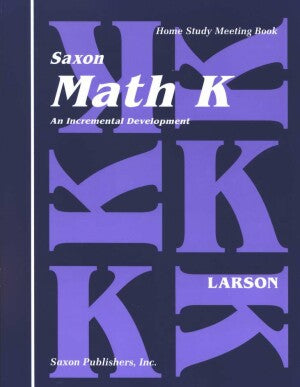 Saxon Math K Home Study Kit First Edition