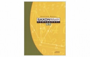 Saxon Math 65 Solutions Manual (5th Grade) Third Edition