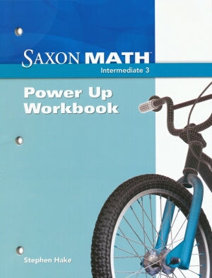 Saxon Math Intermediate 3 Power Up Workbook