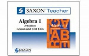 Saxon Homeschool Algebra 1 3rd Edition Teacher Lesson and Test CDs