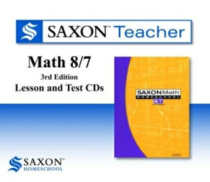 Saxon Homeschool 87 Teacher CD