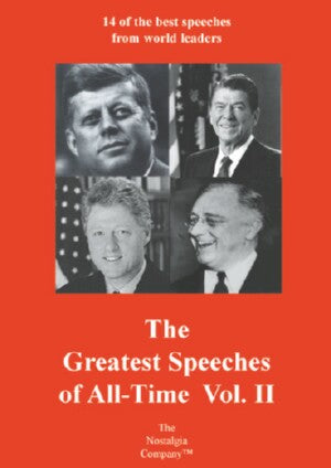 Greatest Speeches Of All Time Vol II DVD