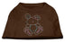 Bunny Rhinestone Dog Shirt Brown Lg (14)