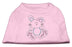 Bunny Rhinestone Dog Shirt Light Pink XL (16)