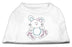 Bunny Rhinestone Dog Shirt White Sm (10)